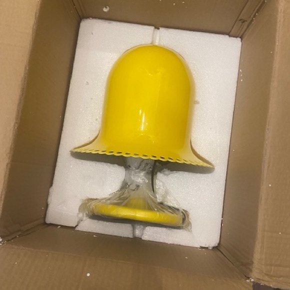 Cheery Yellow Bell Lamp! - Picture 3 of 6